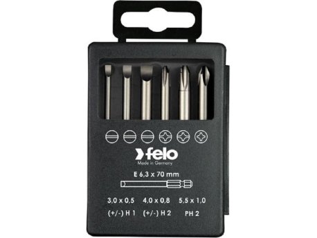 FELO Set bitova Industrial Bit-box Profi 73 mm SL/PH/XENO 03292716 6 kom