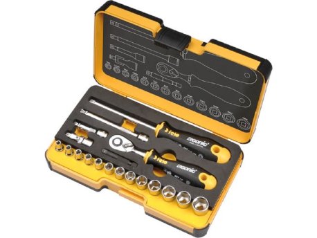 FELO Set alata XL-Strongbox R-GO 19 sa čegrtaljkom SW/MS 05781906 19 kom