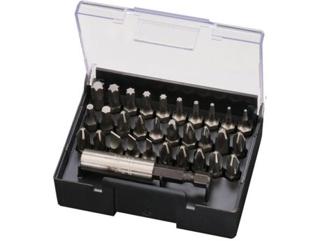 FELO Set bitova Bit-box Clip sa držačem bitova SL/PZ/PH/HEX/TX 02013116 31 kom