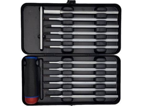 FELO Set Nm-Box sa moment šrafciger 1,5-3,0 Nm i nastavci SL/PH/PZ/TX/TX+ 10099216 13 kom