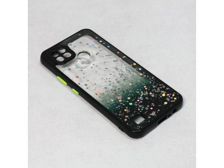 TERACELL Maska Frame Glitter za Realme C21 Crna