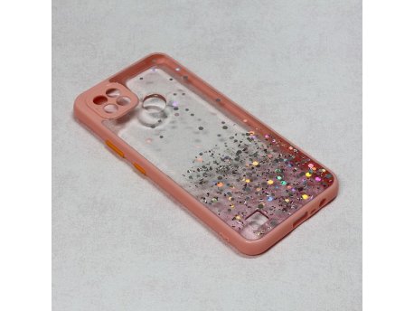 TERACELL Maska Frame Glitter za Realme C21 Roze