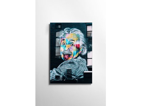 WALLXPERT Dekorativna slika 30x45cm UV 572 (Albert Einstein)