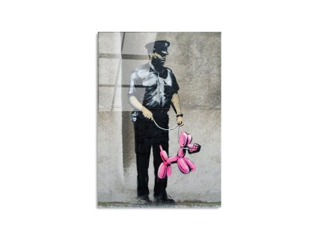 WALLXPERT Dekorativna slika od kaljenog stakla POLICE 1 (UV 506) 45 x 65cm