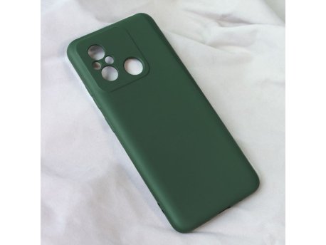 TERACELL Maska Soft Velvet za Xiaomi Redmi 12C Tamno zelena