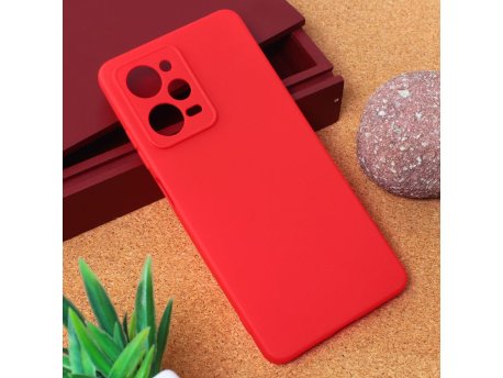 TERACELL Maska Giulietta za Xiaomi Redmi Note 12 Pro 5G Mat crvena