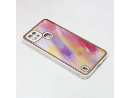 TERACELL Maska Candy Marble za Realme C21 Bela