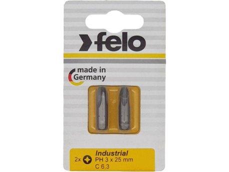 FELO Bit Industrial Phillips PH3 x 25 02203036 2 kom u blisteru (02203036)