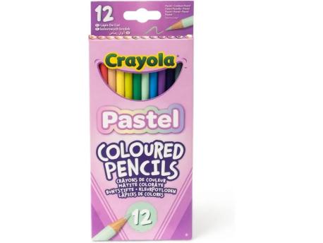 CRAYOLA Drvene bojice pastelne 12 komada (GAP681839)
