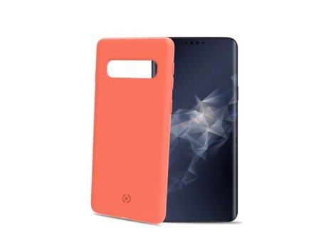CELLY Maska TPU SHOCK za Samsung S10 Narandžasta