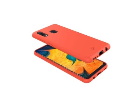 CELLY Maska TPU SHOCK za Samsung A30 Narandžasta