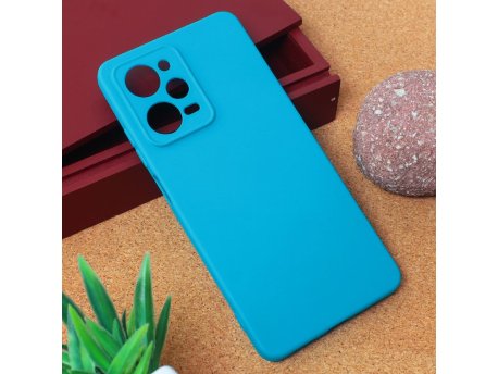 TERACELL Maska Giulietta za Xiaomi Redmi Note 12 Pro 5G (EU) mat svetlo plava