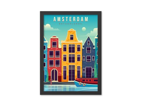 WALLXPERT Dekorativna slika Amsterdam (40 x 55)