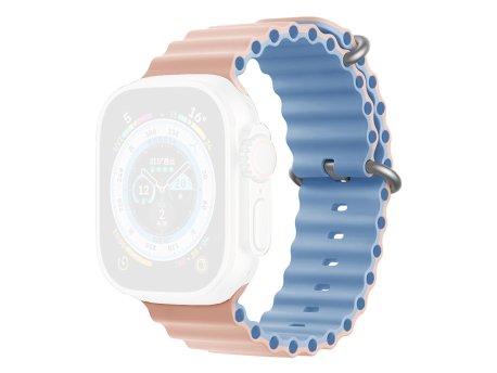 MOYE Zamenska narukvica za Moye Kronos 4 pametni sat 44/45/49mm Pink Sand/Blue Fog