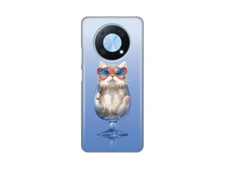 TERACELL Maska Silikonska Print za Huawei Y90 Funny Cat