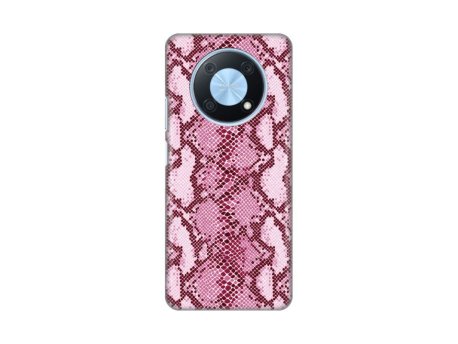 TERACELL Maska Silikonska Print za Huawei Y90 Pink Snake