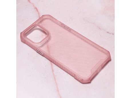 TERACELL Maska Carbon Crystal za iPhone 14 Pro Max 6.7 pink