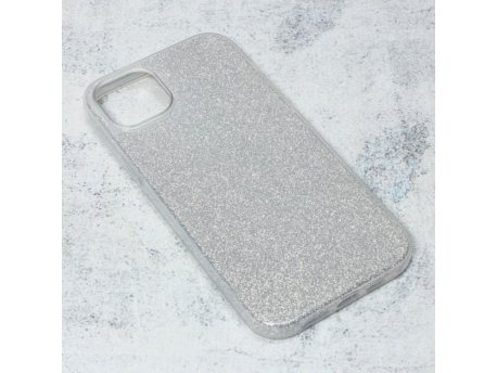 TERACELL Maska Crystal Dust za iPhone 14 6.7 Plus srebrna
