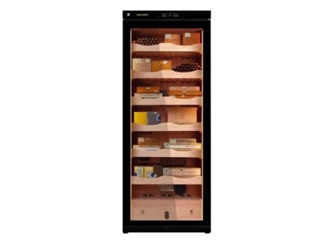 Raching Humidor, spanska kedrovina, 1300 kom, crni (RC330A)