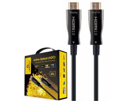 GEMBIRD CCBP-HDMI-AOC-20M-02 Active Optical (AOC) High speed HDMI cable with Ethernet Premium 20m