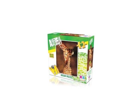 PERTINI Puzzle 100 delova Animal Planet žirafa (1032543)