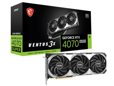 MSI NVidia GeForce RTX 4070 12GB RTX 4070 SUPER 12G VENTUS 3X OC grafička karta