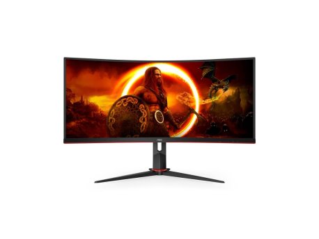 AOC CU34G2XP/BK WQHD 180Hz USB-C AMD FreeSync Premium Curved
