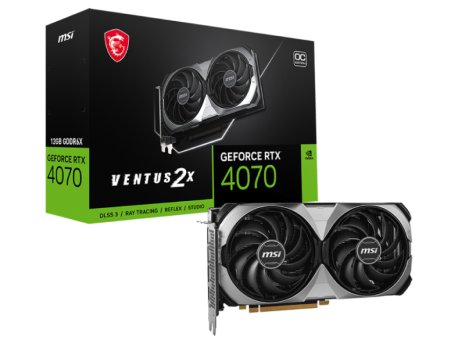 MSI NVidia GeForce RTX 4070 12GB RTX 4070 VENTUS 2X E 12G OC grafička karta