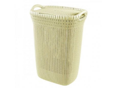 CURVER Koš za veš 57l, knit, bela CU 03676-X64 OUTLET