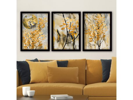 WALLXPERT Slika iz 3 dela, AUTUMN (3SC132)