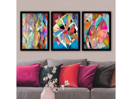 WALLXPERT Slika iz 3 dela COLORS (3SC199)