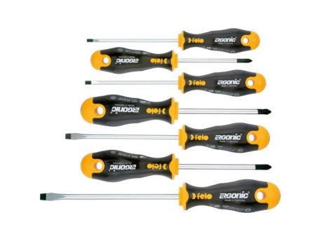 FELO Set šrafcigera Ergonic SL/PH/PZ 40097118 7 kom