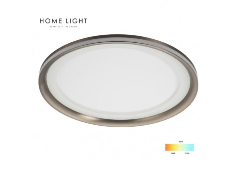 HOME LIGHT Plafonska svetiljka LUNA 325 Siva