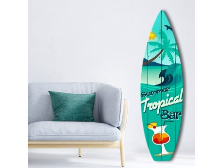 WALLXPERT Dekorativna slika SURF DASKA