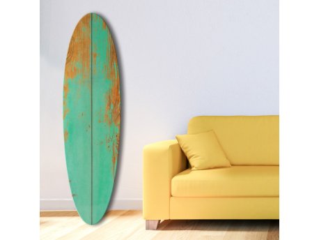 WALLXPERT Dekorativna slika u obliku surf daske, WOOD