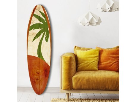 WALLXPERT Slika SURF DASKA, PALMA