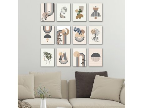 WALLXPERT De,korativna slika 12 delova 12MDF15YS