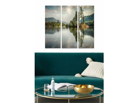 WALLXPERT Slika iz 3 dela PEACE MDF2411409