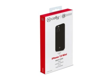 CELLY Maska CROMO za iPhone 13 MINI Crna