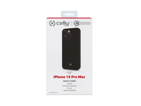 CELLY Maska CROMO za iPhone 13 PRO MAX Crna