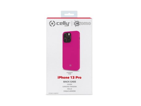 CELLY Maska CROMO za iPhone 13 PRO Fluorescentno roze