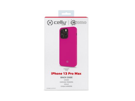 CELLY Maska CROMO za iPhone 13 PRO MAX Fluo roze