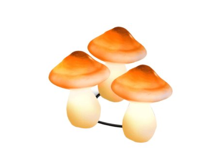 ELEMENTA Solarna baštenska lampa ''pečurka'' - 3 kom.