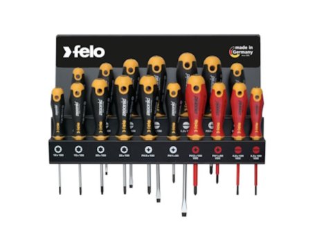 FELO Set šrafcigera Ergonic sa VDE šrafcigerima SL/PH/PZ/TX 17/1 40091743