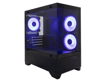 WHITE SHARK Torpedo Crno Kućište + 3 x Velocity ventilatora