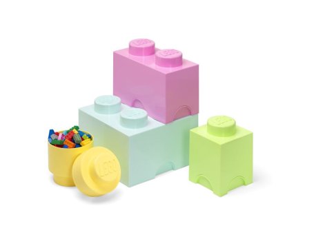LEGO Kutije za odlaganje, set (4 kom): pastelne boje