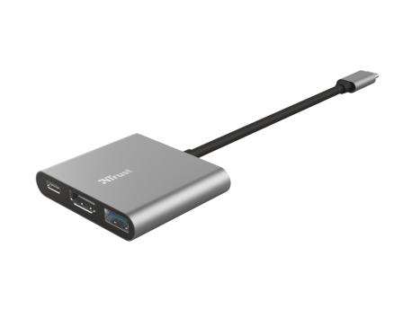 TRUST DALYX 3-in-1 Multiport USB-C Adapter (23772)