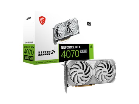 MSI GeForce RTX 4070 SUPER VENTUS 2X WHITE 12GB GDDR6X 192-bit grafička karta