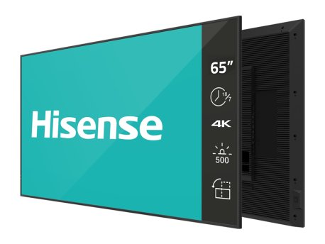 Hisense 65GM50D 4K UHD 500 nita Digital Signage Display - 18/7 Operation
