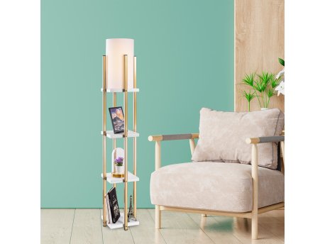 OPVIQ Podna lampa 7119 White Gold